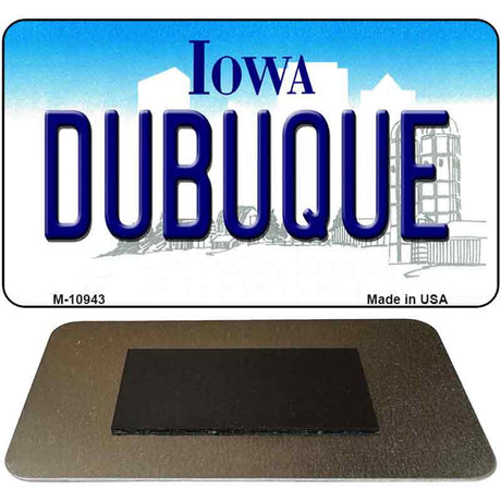 Dubuque Iowa State License Plate Tag Novelty Magnet M-10943