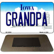 Grandpa Iowa State License Plate Tag Novelty Magnet M-10952