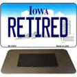 Retired Iowa State License Plate Tag Novelty Magnet M-10954