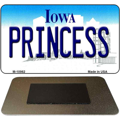 Princess Iowa State License Plate Tag Novelty Magnet M-10962