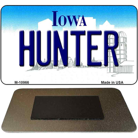 Hunter Iowa State License Plate Tag Novelty Magnet M-10966