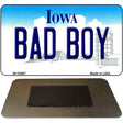 Bad Boy Iowa State License Plate Tag Novelty Magnet M-10967