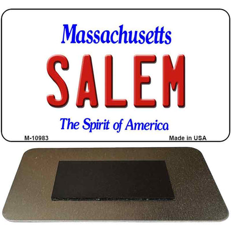 Salem Massachusetts State License Plate Tag Magnet M-10983