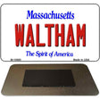 Waltham Massachusetts State License Plate Tag Magnet M-10985