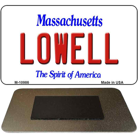 Lowell Massachusetts State License Plate Tag Magnet M-10986