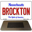 Brockton Massachusetts State License Plate Tag Magnet M-10988