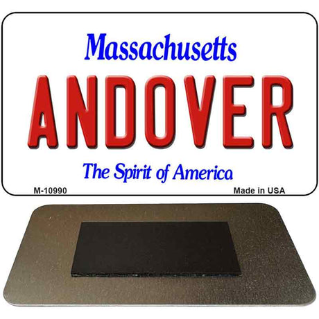 Andover Massachusetts State License Plate Tag Magnet M-10990