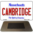 Cambridge Massachusetts State License Plate Tag Magnet M-10991