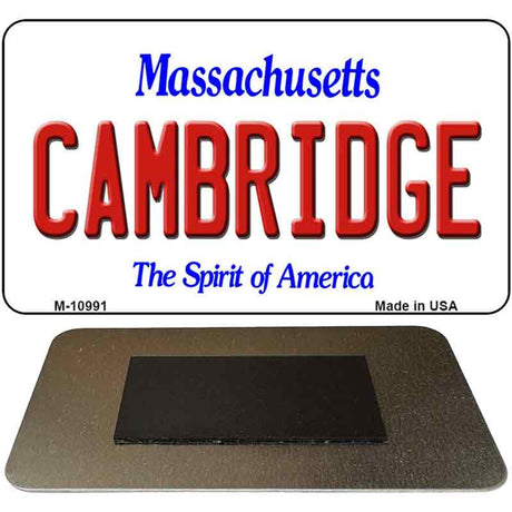 Cambridge Massachusetts State License Plate Tag Magnet M-10991