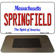 Springfield Massachusetts State License Plate Tag Magnet M-10992