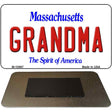 Grandma Massachusetts State License Plate Tag Magnet M-10997