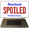 Spoiled Massachusetts State License Plate Tag Magnet M-11002