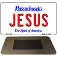 Jesus Massachusetts State License Plate Tag Magnet M-11003