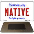 Native Massachusetts State License Plate Tag Magnet M-11010