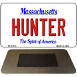 Hunter Massachusetts State License Plate Tag Magnet M-11013