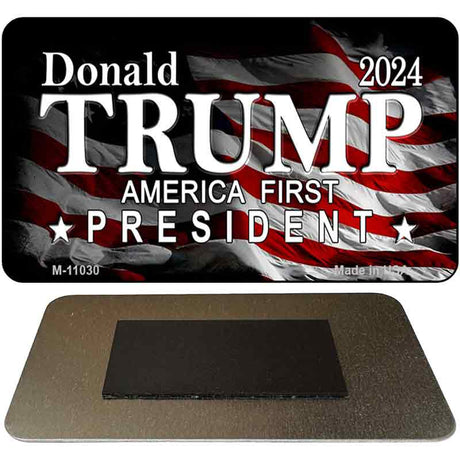 America First President Trump Novelty Metal Magnet M-11030