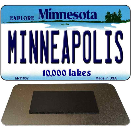 Minneapolis Minnesota State License Plate Tag Novelty Magnet M-11037