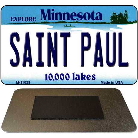 Saint Paul Minnesota State License Plate Tag Novelty Magnet M-11038