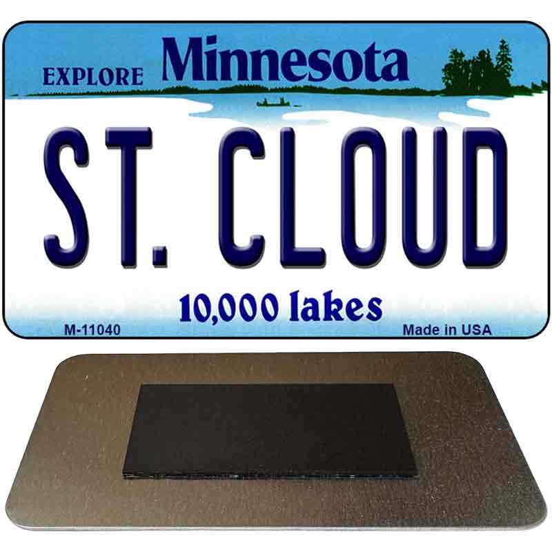 St Cloud Minnesota State License Plate Tag Novelty Magnet M-11040