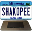 Shakopee Minnesota State License Plate Tag Novelty Magnet M-11046