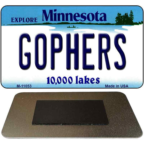 Gophers Minnesota State License Plate Tag Novelty Magnet M-11053