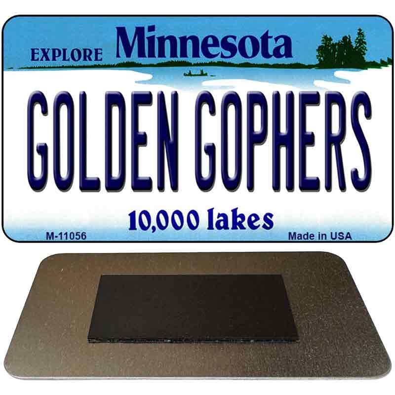 Golden Gophers Minnesota State License Plate Tag Novelt Magnet M-11056