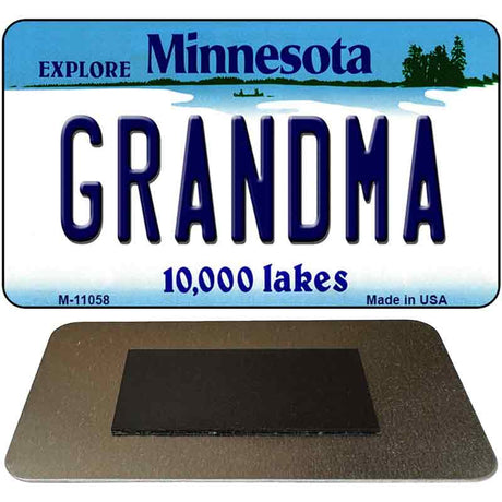 Grandma Minnesota State License Plate Tag Novelty Magnet M-11058