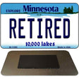 Retired Minnesota State License Plate Tag Novelty Magnet M-11060