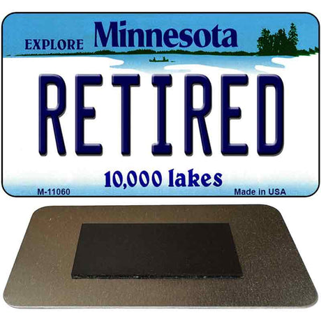 Retired Minnesota State License Plate Tag Novelty Magnet M-11060