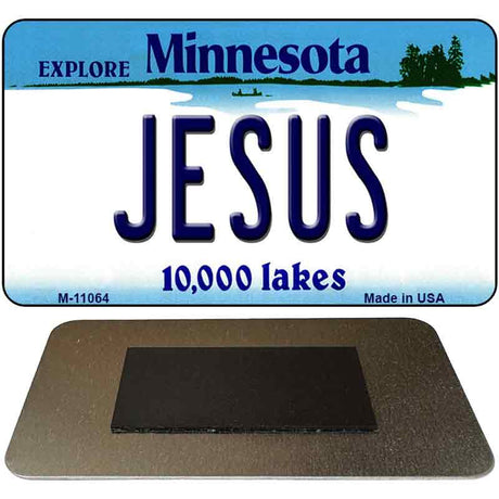 Jesus Minnesota State License Plate Tag Novelty Magnet M-11064