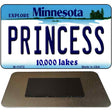 Princess Minnesota State License Plate Tag Novelty Magnet M-11072