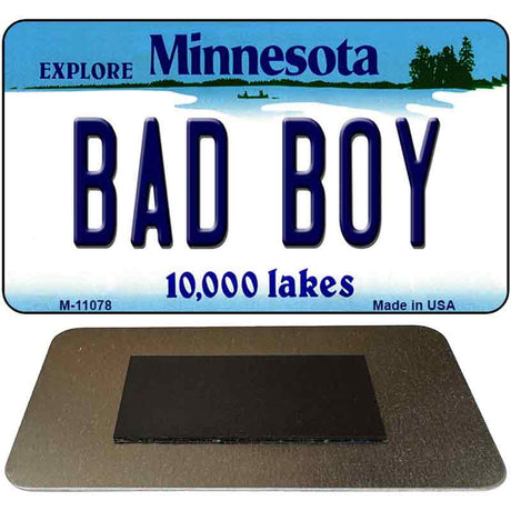 Bad Boy Minnesota State License Plate Tag Novelty Magnet M-11078