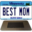 Best Mom Minnesota State License Plate Tag Novelty Magnet M-11079