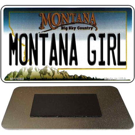 Montana Girl State License Plate Tag Novelty Magnet M-11088