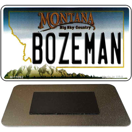 Bozeman Montana State License Plate Tag Novelty Magnet M-11092