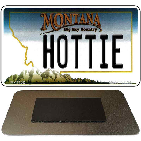 Hottie Montana State License Plate Tag Novelty Magnet M-11102