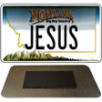 Jesus Montana State License Plate Tag Novelty Magnet M-11109