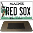 Maine Red Sox Novelty Metal Magnet M-11119