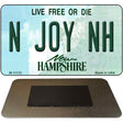 N Joy NH New Hampshire State License Plate Tag Magnet M-11133