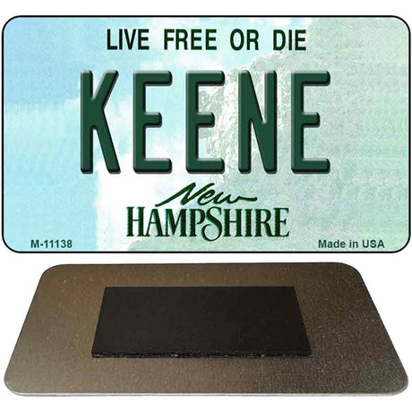 Keene New Hampshire State License Plate Tag Magnet M-11138