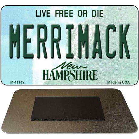 Merrimack New Hampshire State License Plate Tag Magnet M-11142