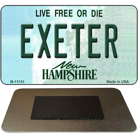 Exeter New Hampshire State License Plate Tag Magnet M-11143