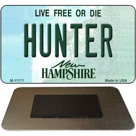 Hunter New Hampshire State License Plate Tag Magnet M-11171