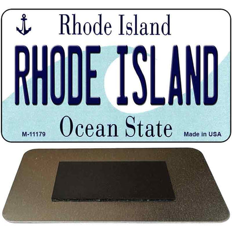 Rhode Island State License Plate Tag Novelty Magnet M-11179