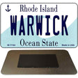 Warwick Rhode Island State License Plate Tag Novelty Magnet M-11184