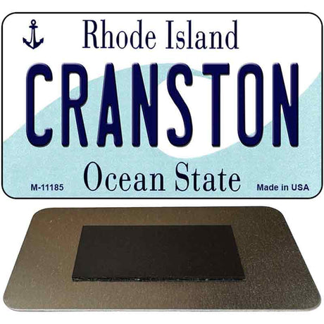 Cranston Rhode Island State License Plate Tag Novelty Magnet M-11185