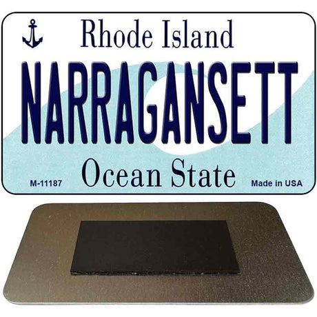 Narragansett Rhode Island State License Plate Tag Novelty Magnet M-11187