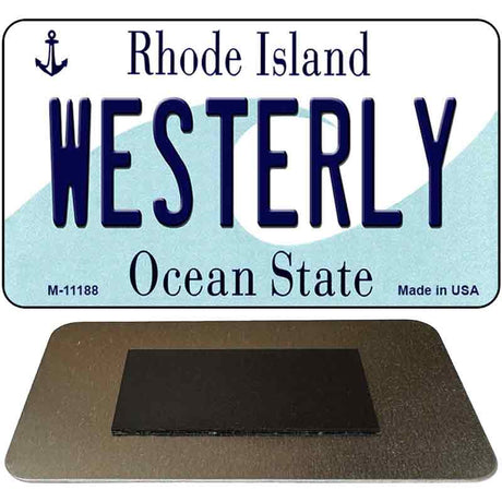 Westerly Rhode Island State License Plate Tag Novelty Magnet M-11188