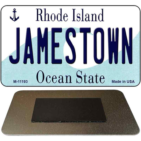 Jamestown Rhode Island State License Plate Tag Novelty Magnet M-11193