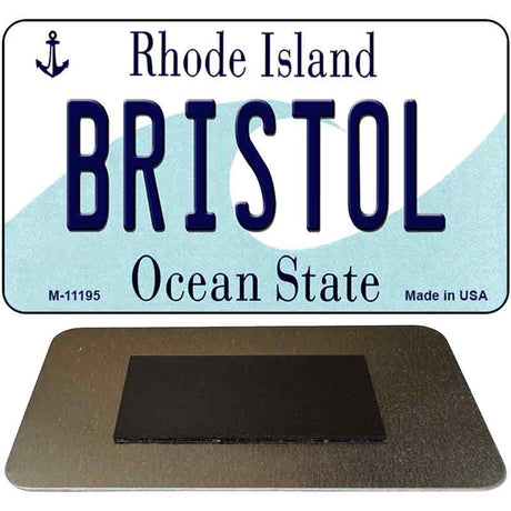 Bristol Rhode Island State License Plate Tag Novelty Magnet M-11195